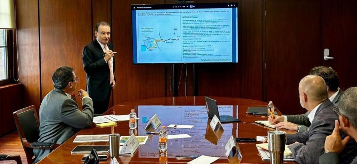 Trabaja Gobernador en nuevos proyectos de infraestructura con SICT