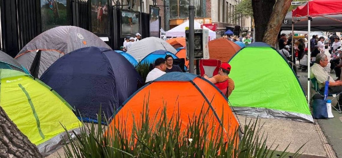 Trabajadores del Poder Judicial intensifican protestas contra la reforma