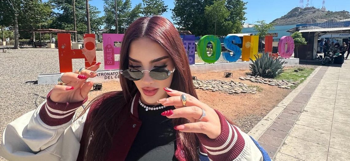 Kimberly Loaiza llega a Hermosillo y es vista en el centro de la ciudad
