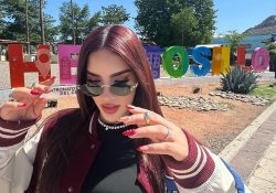 Kimberly Loaiza llega a Hermosillo y es vista en el centro de la ciudad