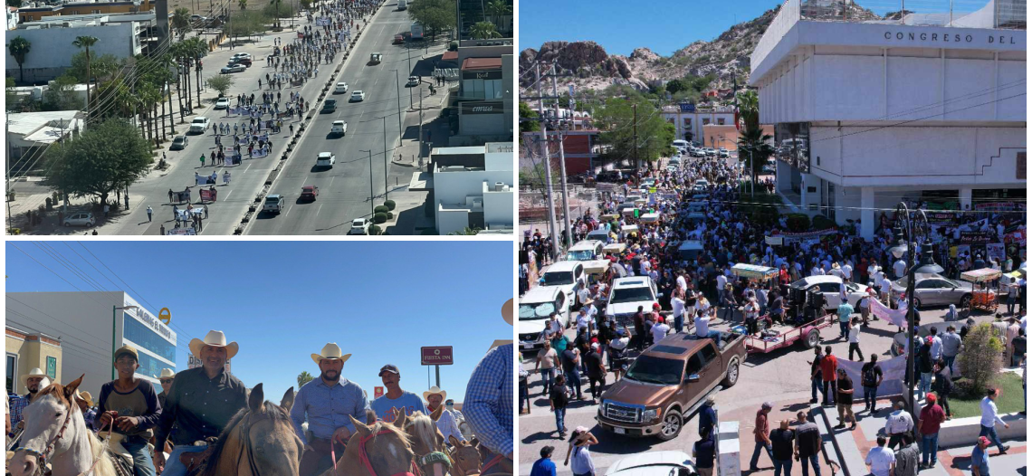 Marchan contra de nueva Ley de Protección Animal en Hermosillo