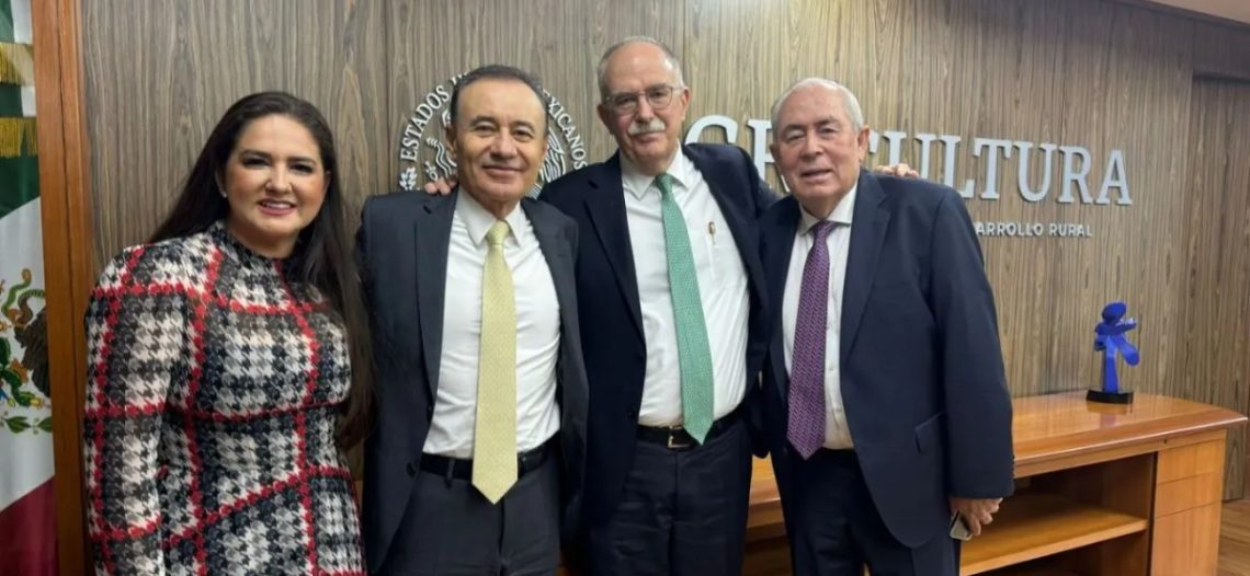 Gobernador Durazo coordina esfuerzos con Sader en apoyo del campo sonorense