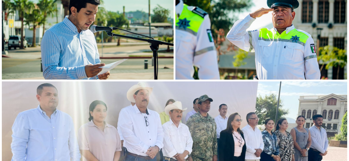 Realizan ceremonia de izamiento de Bandera