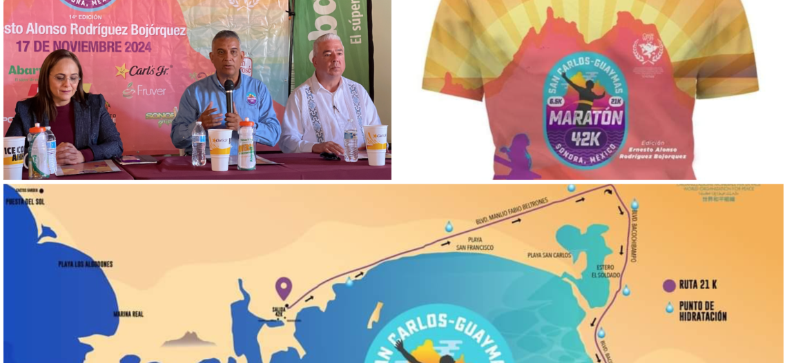 Todo listo para la edición 2024 del Maratón San Carlos Guaymas