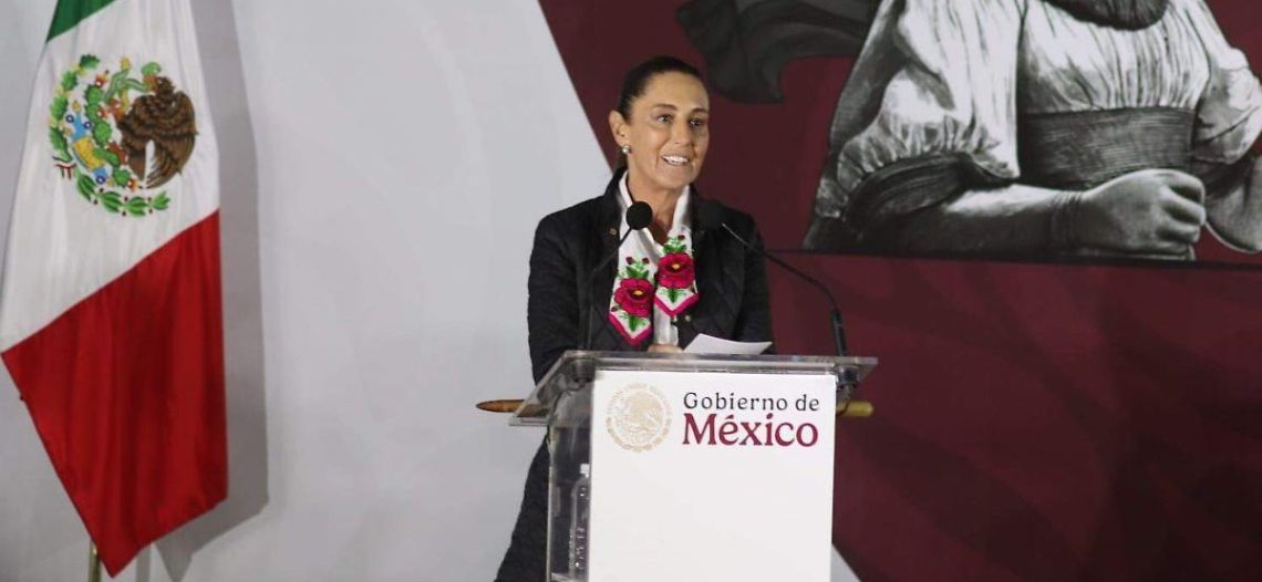 Claudia Sheinbaum ofrece trabajo coordinado para brindar paz