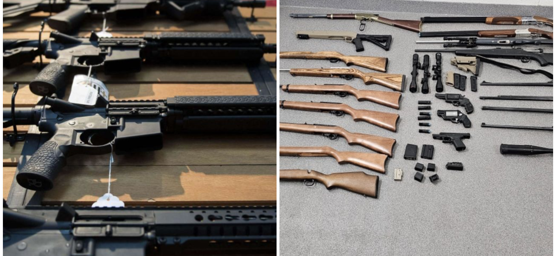 Desde 2022, EU ha confiscado 19 mil armas que venían ilegalmente hacia México