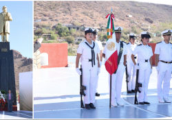 Conmemora Ayuntamiento de Guaymas el CCXIX Aniversario de Natalicio de Benito Juárez
