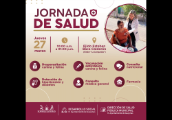 Tendrá el ejido Esteban Baca Calderón Jornada de Salud
