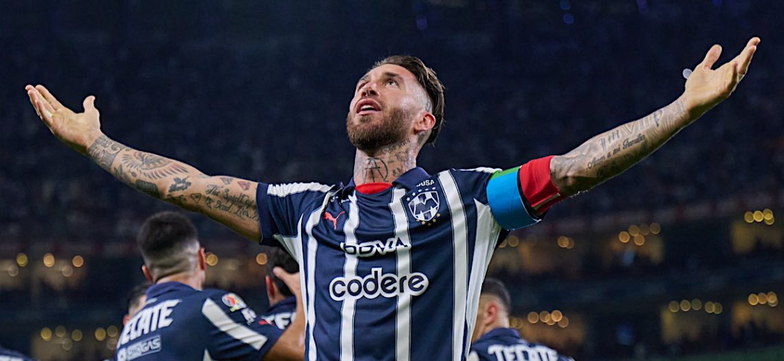 Sergio Ramos anota su primer gol en Liga MX con Rayados de Monterrey