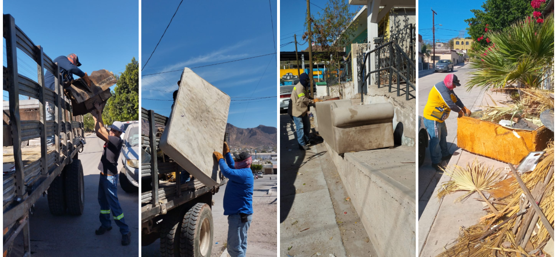 Beneficia el Ayuntamiento de Guaymas a familias través de la Jornada de descacharre