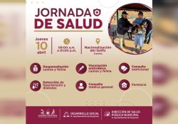 Ofrecerá Ayuntamiento de Guaymas Jornada de salud en Nacionalización del Golfo