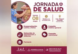 Programa Guaymas jornada de salud en sector Miguel Hidalgo