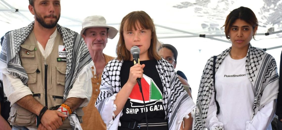 Greta Thunberg se une a la Flotilla de la Libertad rumbo a Gaza