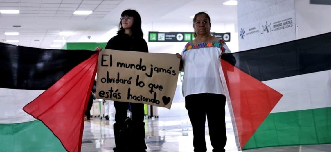 Activistas mexicanos parten a Egipto para participar en la Marcha a Gaza