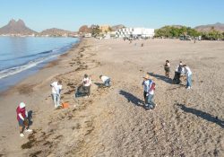 Participa el Ayuntamiento de Guaymas en la Jornada de limpieza de playas y costas