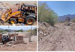 Mantiene Ayuntamiento de Guaymas limpieza en arroyos