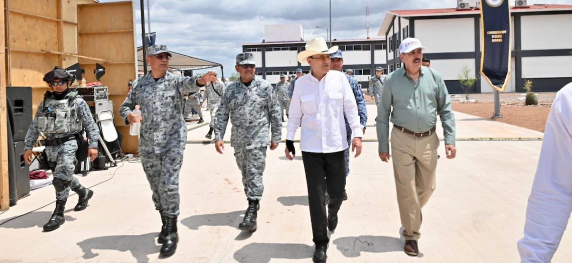 Gobernador Durazo inaugura instalaciones de la Guardia Nacional en Cajeme