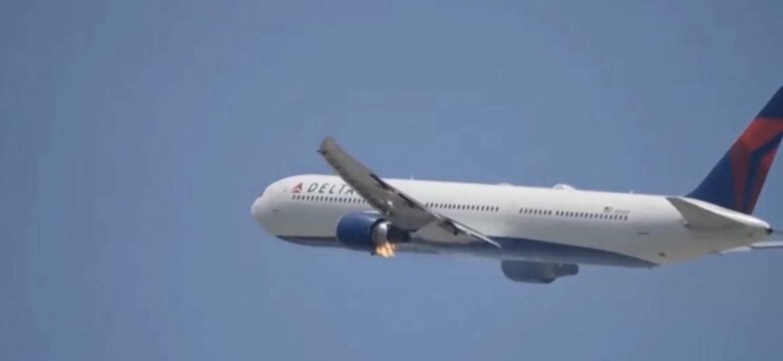 Incendio en pleno vuelo; avión de Delta regresa de emergencia a LAX tras falla en motor