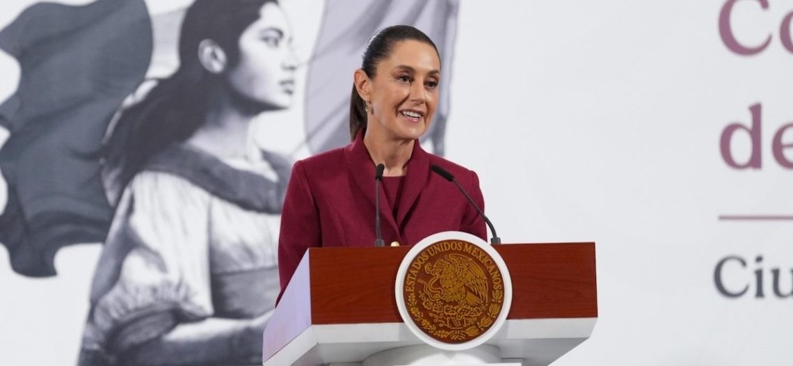 Asegura Sheinbaum que no hay nerviosismo en sistema financiero mexicano