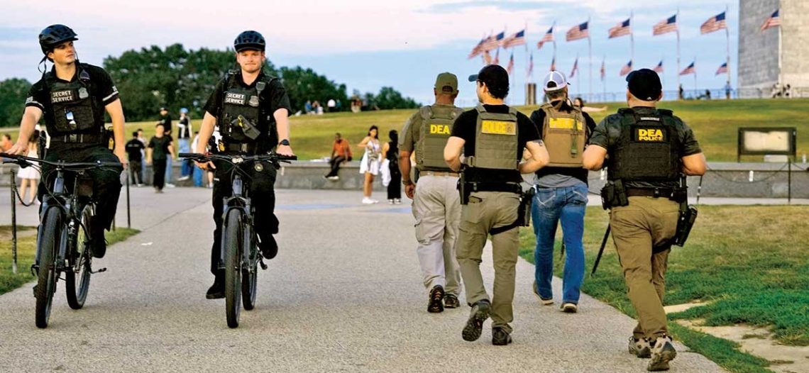 Control policial: La Guardia Nacional ya opera en Washington