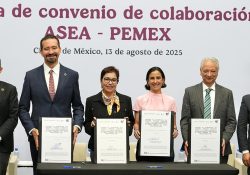 ASEA y Pemex firman convenio para control de emisiones y vigilancia ambiental