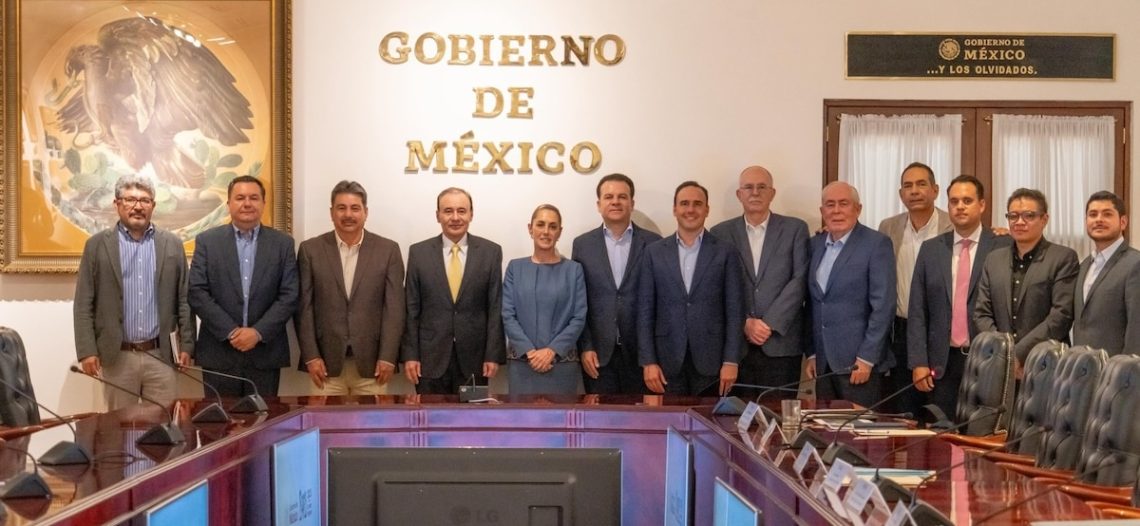 Sheinbaum se reúne con gobernadores de Sonora, Coahuila y Durango