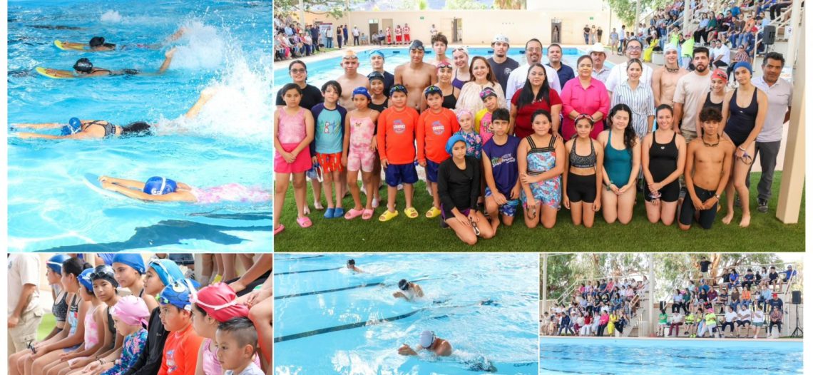 Presenta Ayuntamiento de Guaymas demostración de estilos de natación