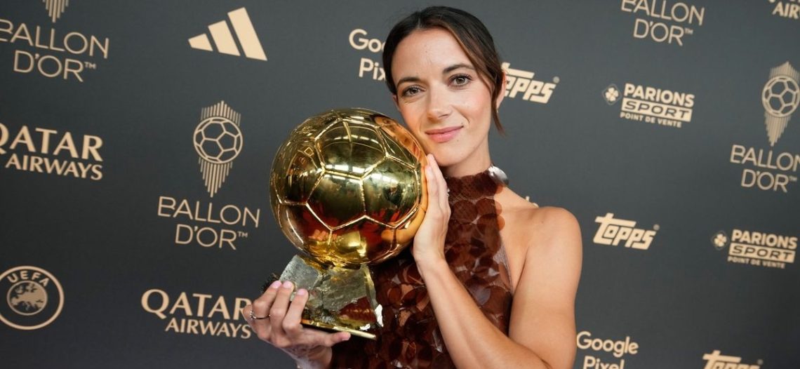La española Aitana Bonmatí gana por tercera vez el Balón de Oro femenil