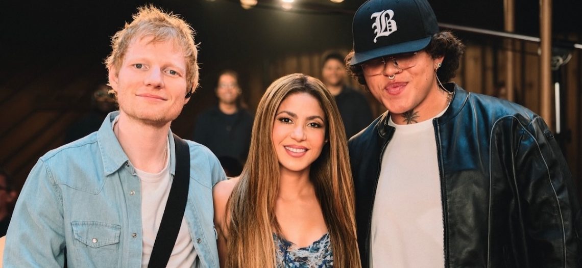 Shakira, Ed Sheeran y Beéle graban nueva versión de “Hips Don’t Lie”