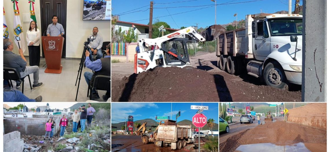 Realiza Ayuntamiento de Guaymas recuento de daños por lluvias