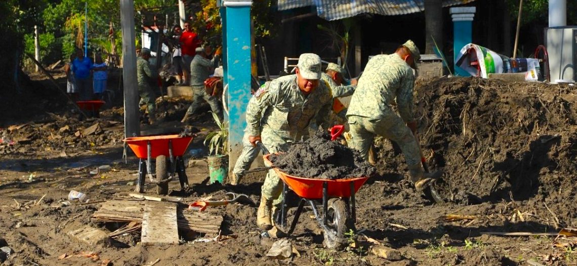 Defensa despliega 8 mil 859 elementos para apoyo a afectados por lluvias