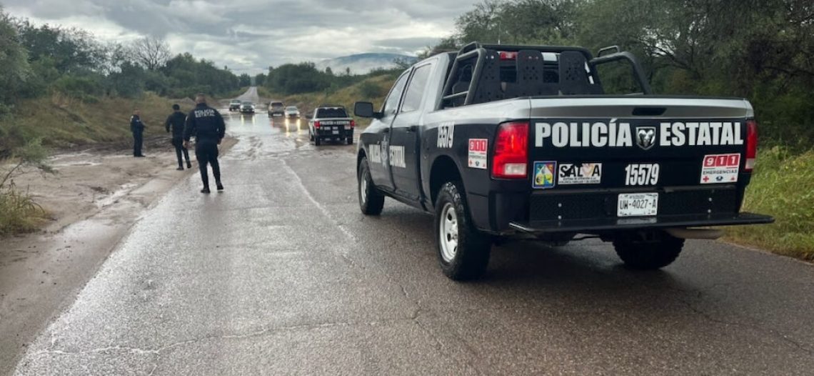 Apoya Policía Estatal a comunidades afectadas por tormentas en Sonora