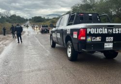 Apoya Policía Estatal a comunidades afectadas por tormentas en Sonora