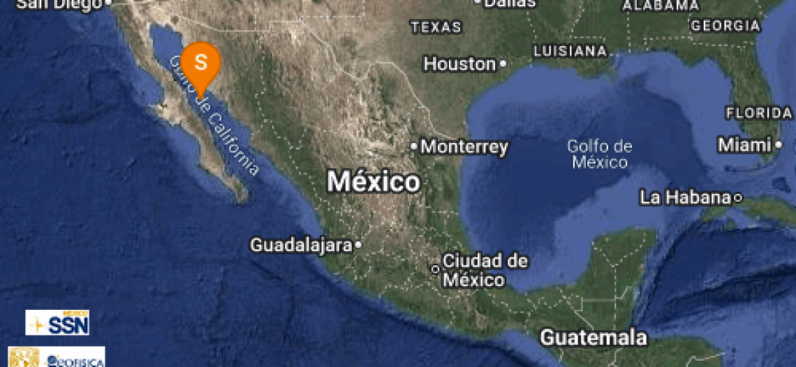 Un sismo más en las cercanías de Guaymas está mañana