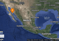 Un sismo más en las cercanías de Guaymas está mañana