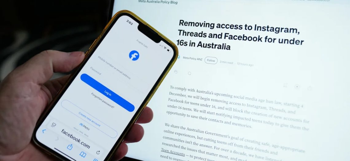 Meta removerá australianos menores de 16 años tras nueva ley
