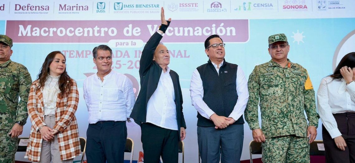 Gobernador Alfonso Durazo arranca el Macrocentro de Vacunación