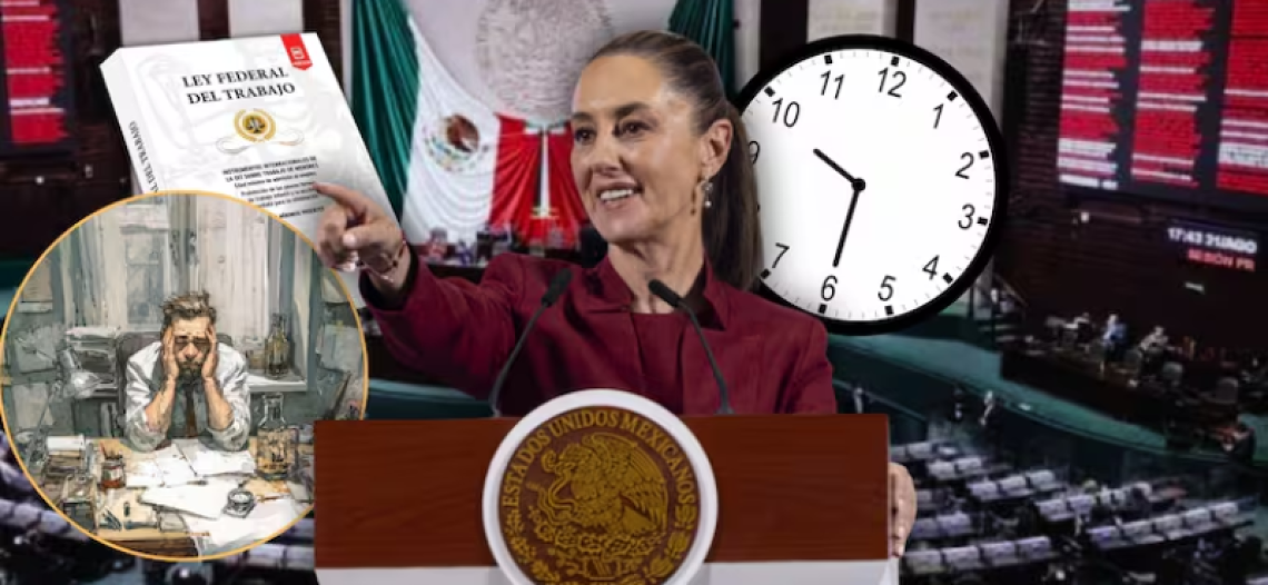 Sheinbaum retrasa la jornada laboral de 40 horas: reforma pospuesta hasta 2026
