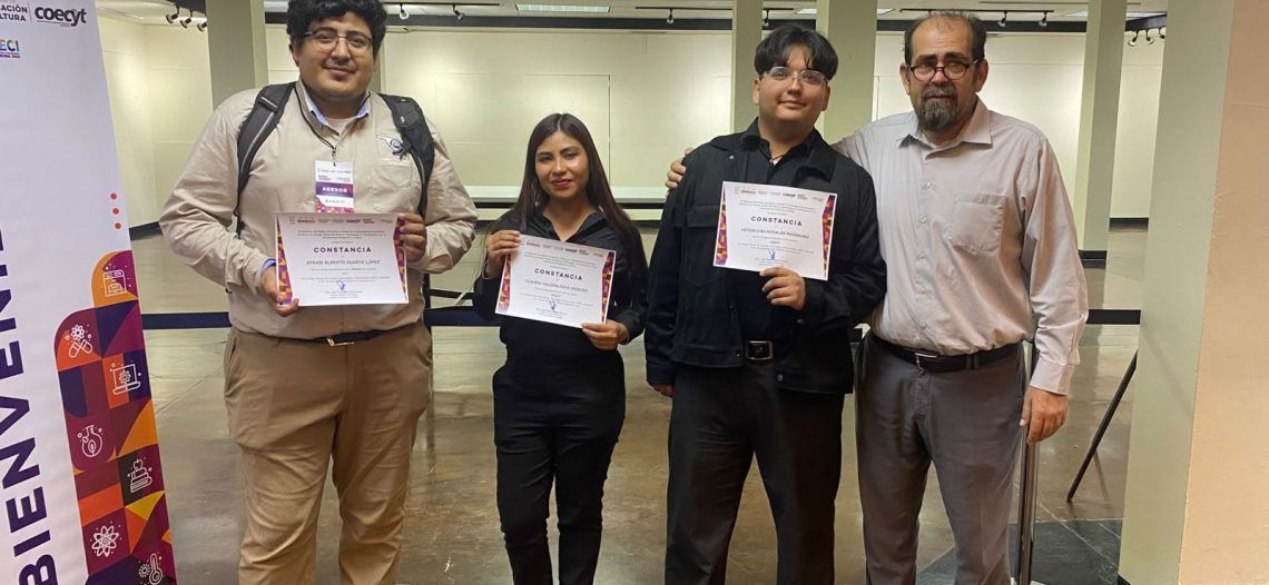 Estudiantes guaymenses destacan en feria estatal de ciencia