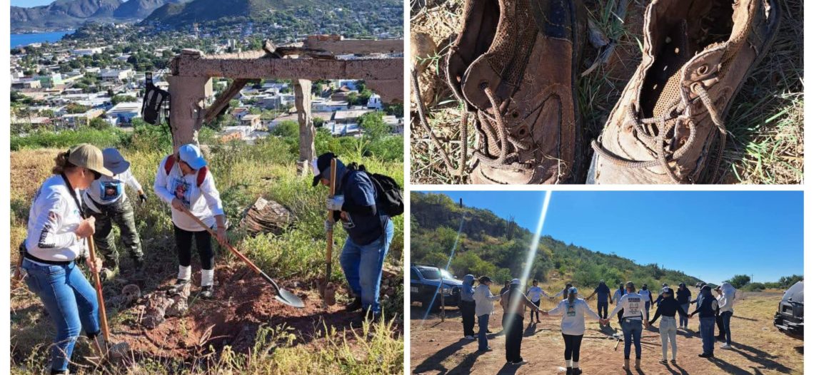 Encuentras Guerreras Buscadoras dos osamentas en Guaymas