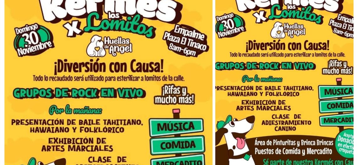 Anuncian kermés a beneficio del refugio canino Huellas de Ángel