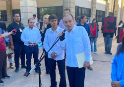 Gobernador Alfonso Durazo escucha demandas de Federación de Estudiantes