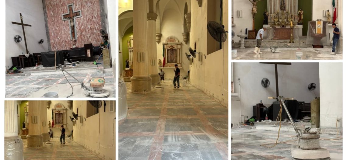 INICIAN TRABAJOS DE REHABILITACIÓN EN EL TEMPLO SAN FERNANDO, JOYA HISTÓRICA DE GUAYMAS