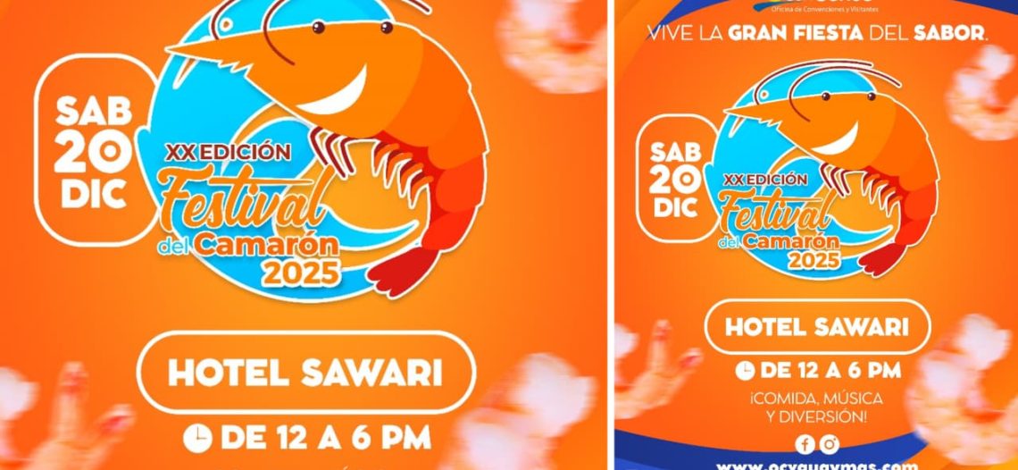 Preparan nueva edición del Festival del Camarón 2025