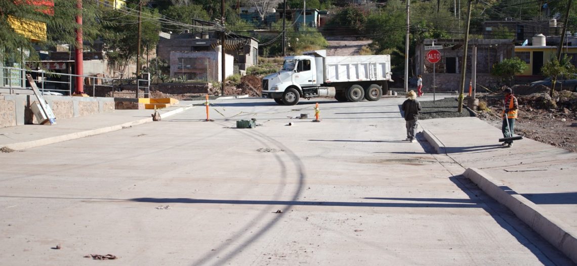 Mantiene Ayuntamiento de Guaymas obras en proceso de ejecución