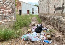Se quejan vecinos de la colonia Centro de basurero clandestino