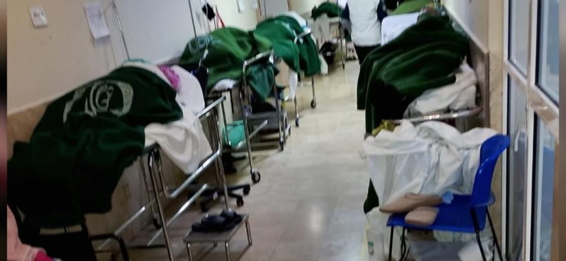 Saturado el hospital del IMSS en Guaymas
