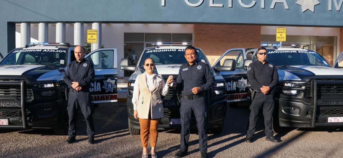 Recibe Guaymas unidades para Seguridad Pública y Tránsito Municipal