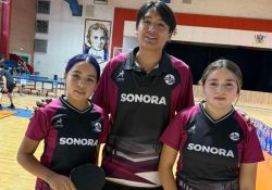 Destacan niñas guaymenses en campeonato nacional de tenis de mesa