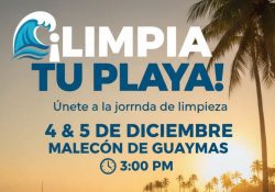Convocan ciudadanos a limpieza del malecón en Guaymas